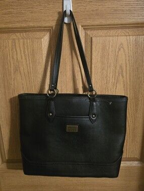 FRYE AND CO. CORE SATCHEL / SHOULDER BAG (BLACK)